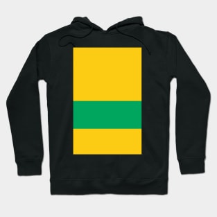 Norwich City Yellow Green Hoop Design Hoodie